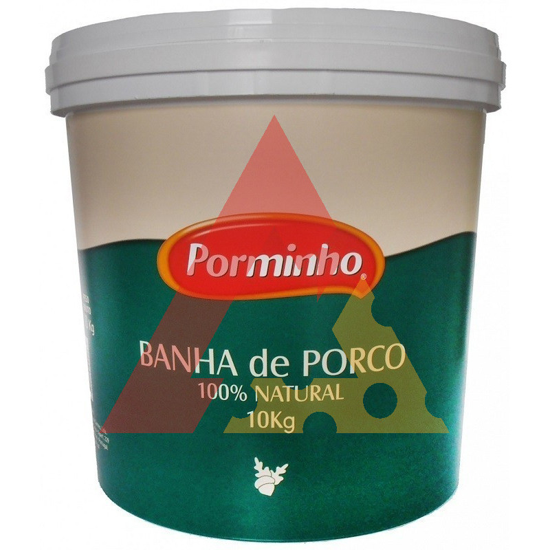 Banha em Balde 10Kg Porminho